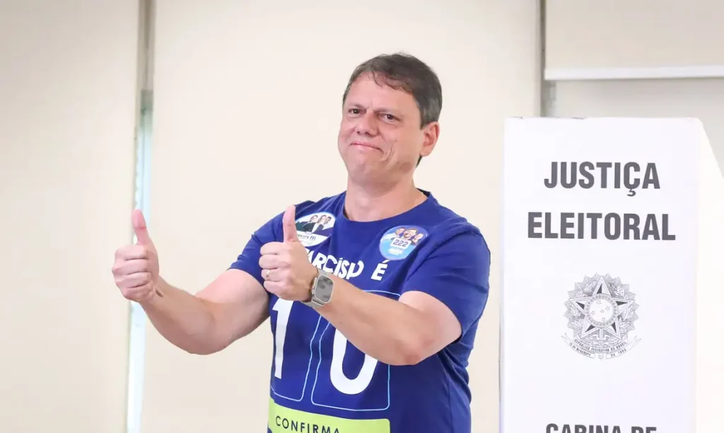 Tarcísio é eleito no primeiro turno em São Paulo